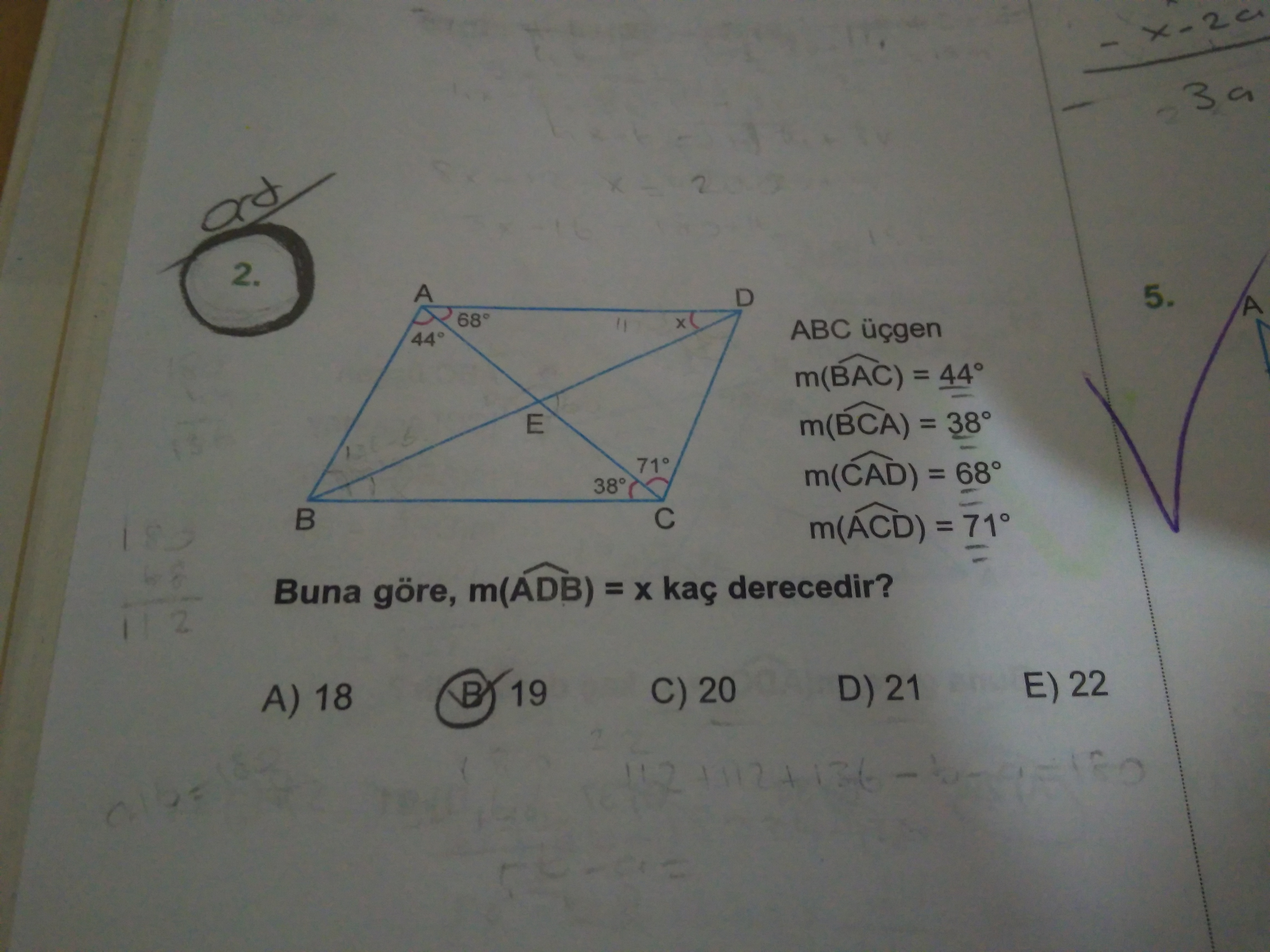 Ucgende açı (19)