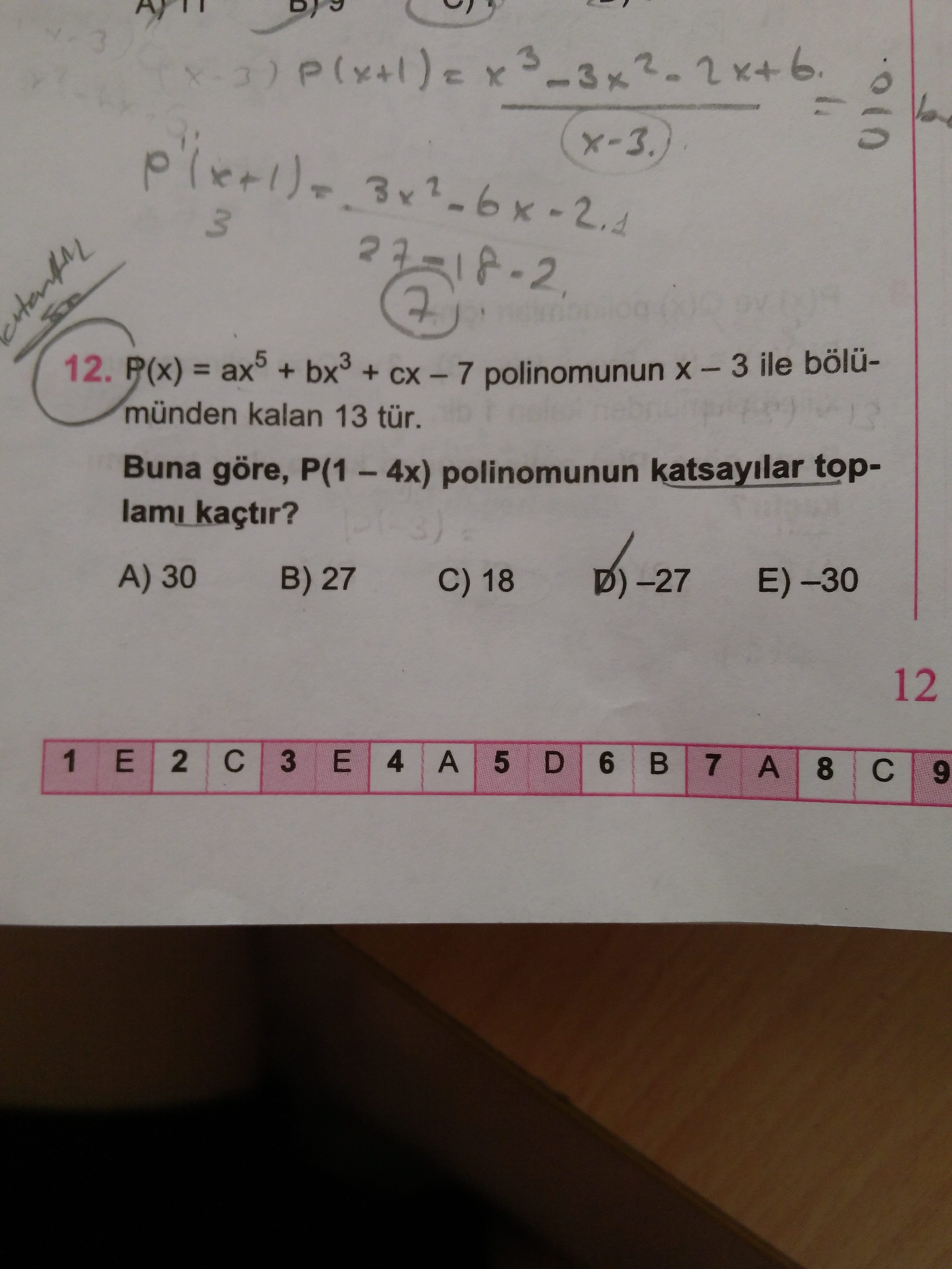 Polinom karekok 12