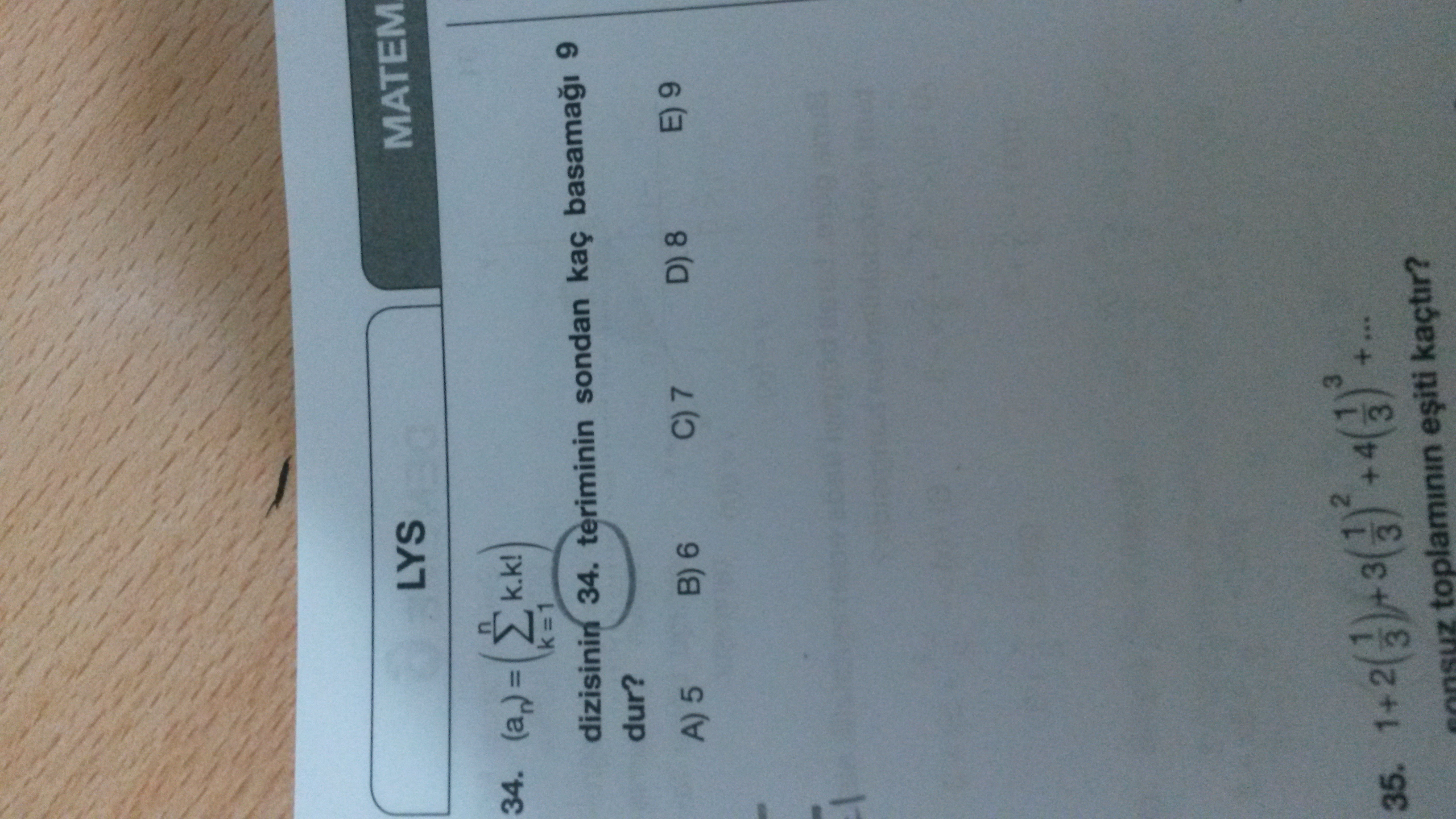 Dizi (faktoriyel)