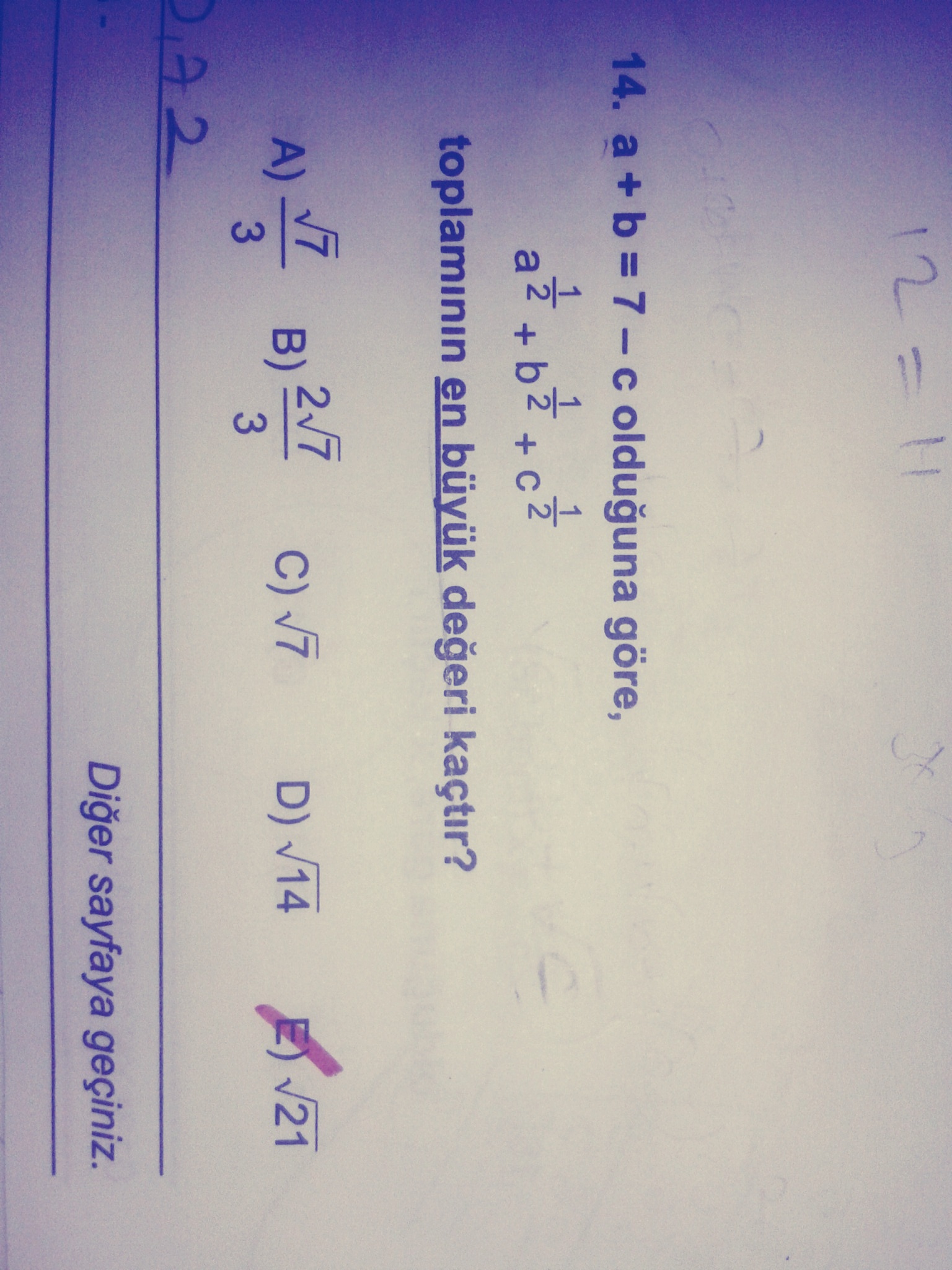 a+b=7-c