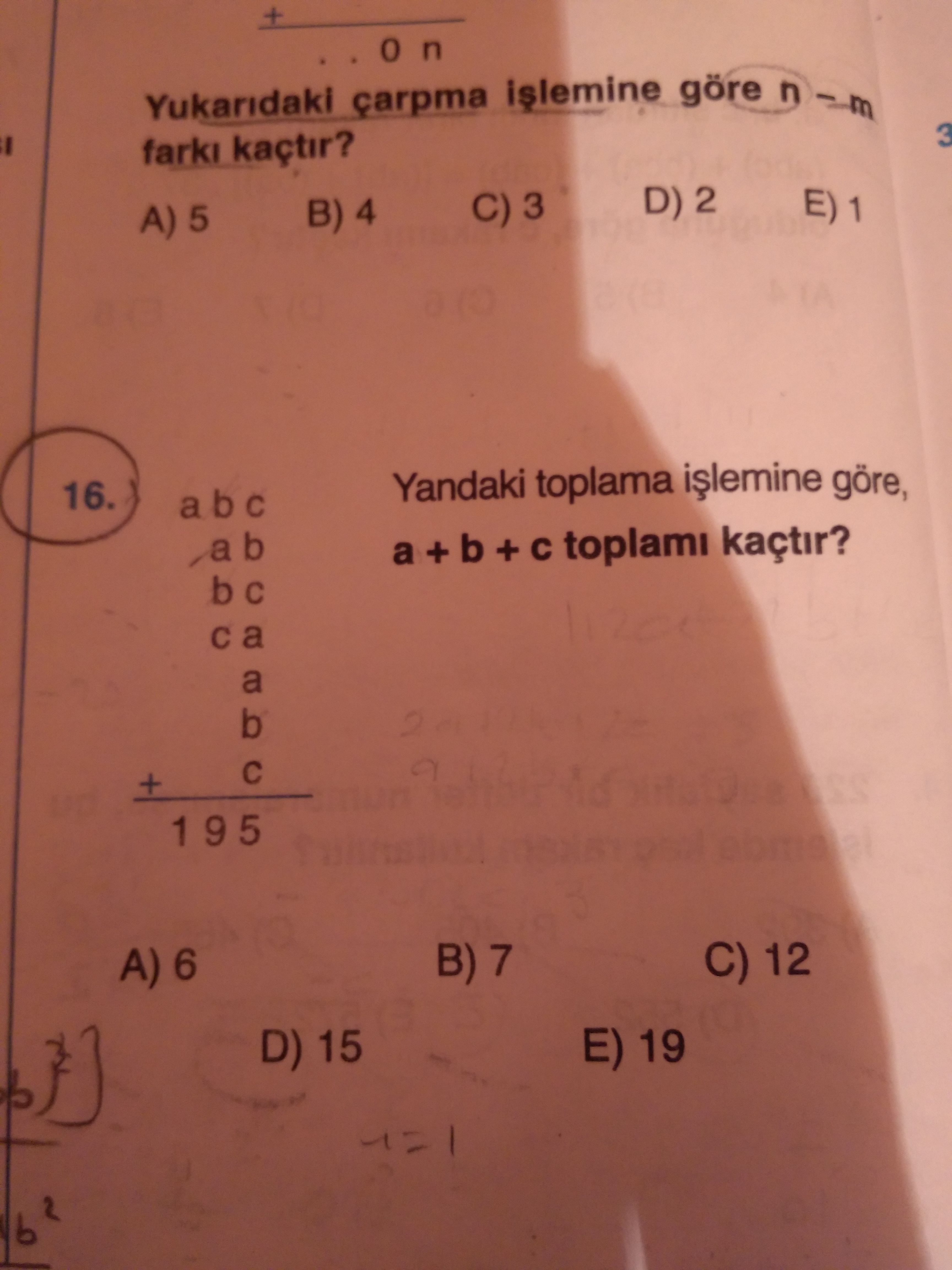 a+b+c toplamı 