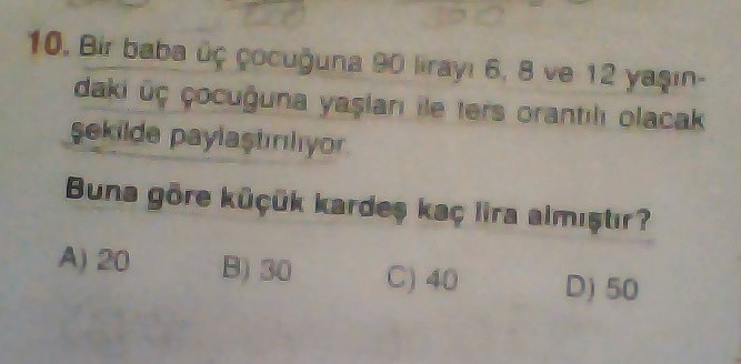 Ters orantı 